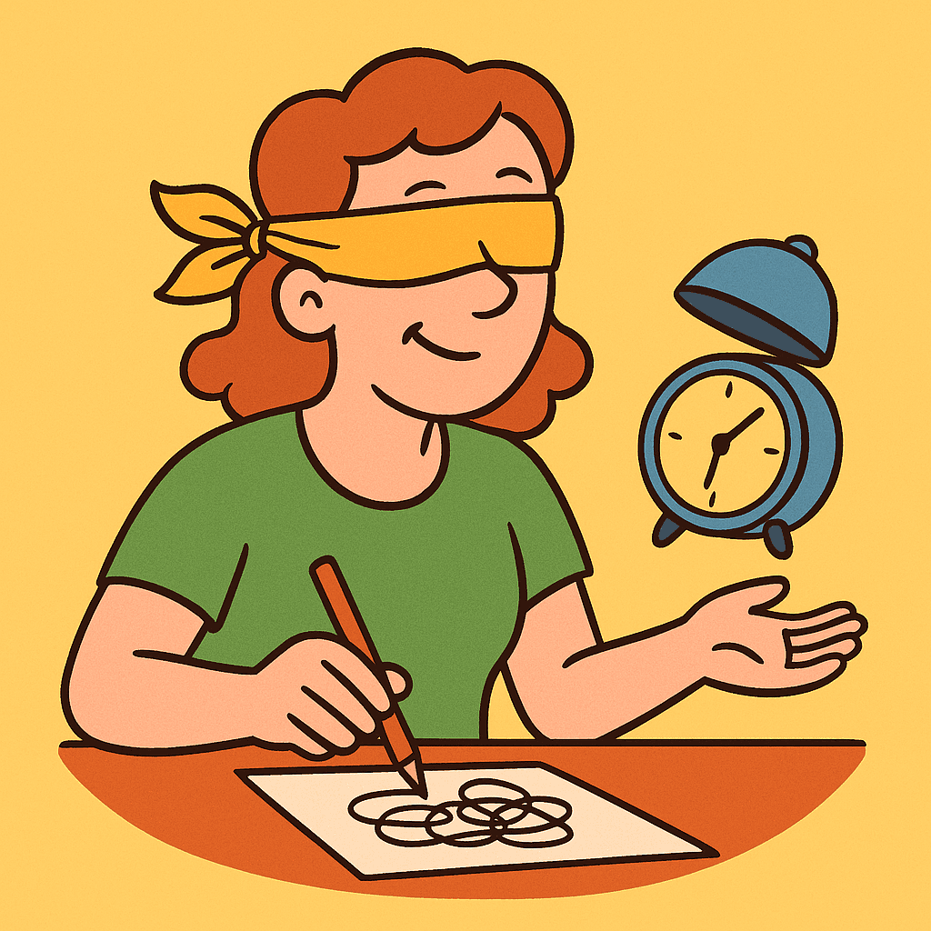 Blind contourtekenen