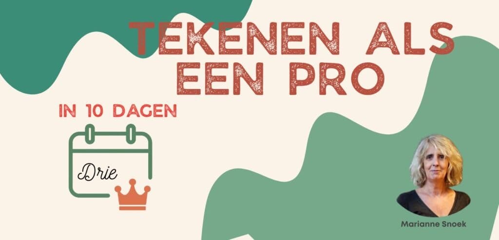Tekenen als een Pro in 10 dagen - dag 3 Meester