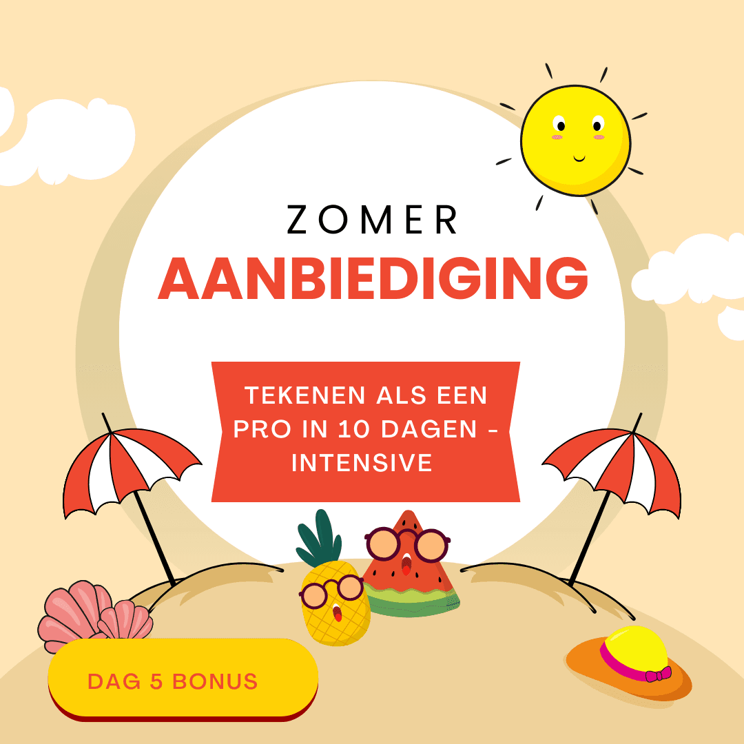 Tekenen als een pro in 10 dagen dag 5 bonus