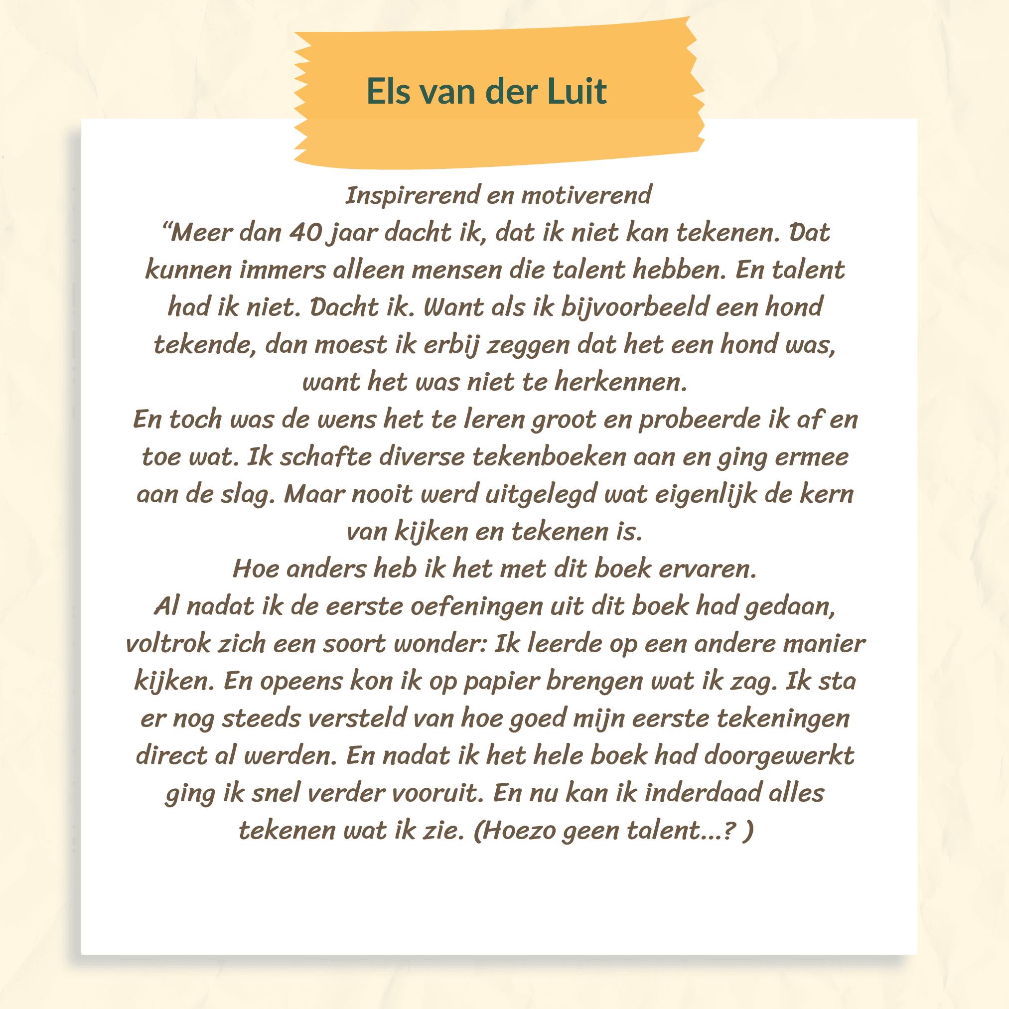 Tekenen met het rechterbrein