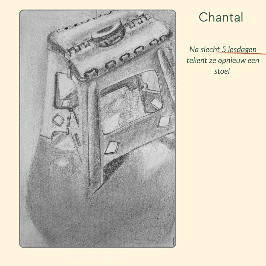 Chantal Tekenen als een Pro